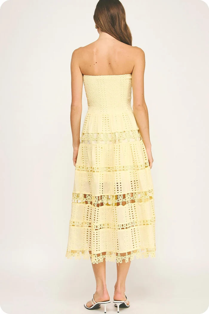 Avenue Maxi Dress - Yellow