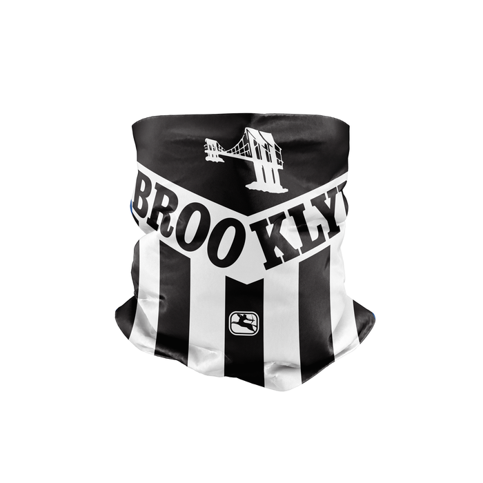 BROOKLYN NECK GAITER BLACK by Giordana Cycling, BLACK, Made in Italy