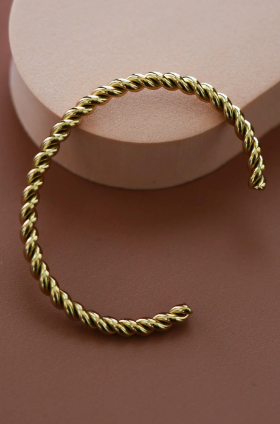 Cable Twist Cuff Bracelet - SexyModest Boutique