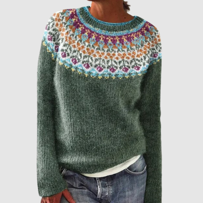 Celina™ - Pull rétro confortable