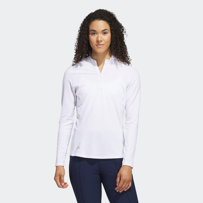 CHANDAIL GOLF ADIDAS ZIP FEMME