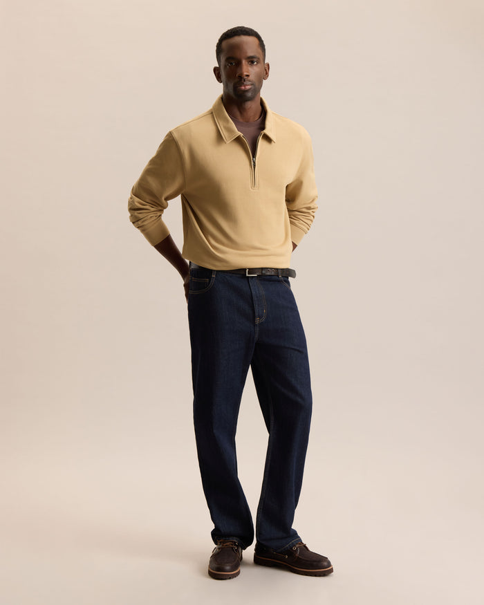 ESSENTIAL QUARTER ZIP SWEATSHIRT
