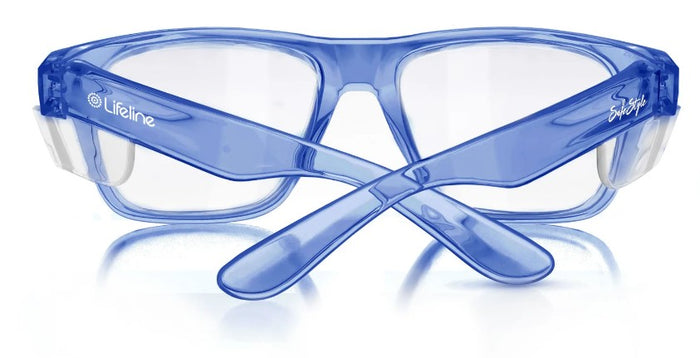 Fusions Blue Frame Clear Lens FBLC100