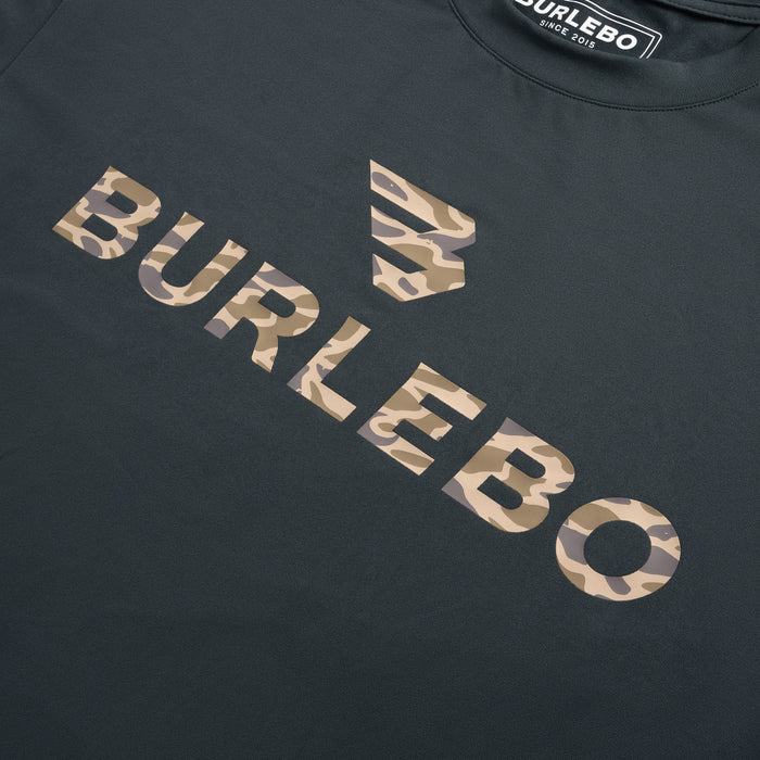 Go To Tee - Flying B Logo - Gun Metal Grey & Gauge Camo