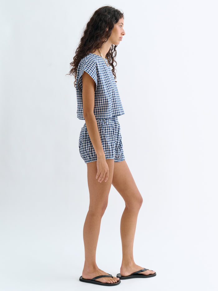 Small Navy Gingham