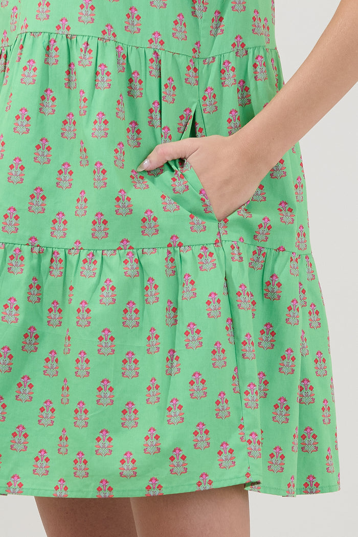 Lauren Shift Mini Dress Raidy Floral