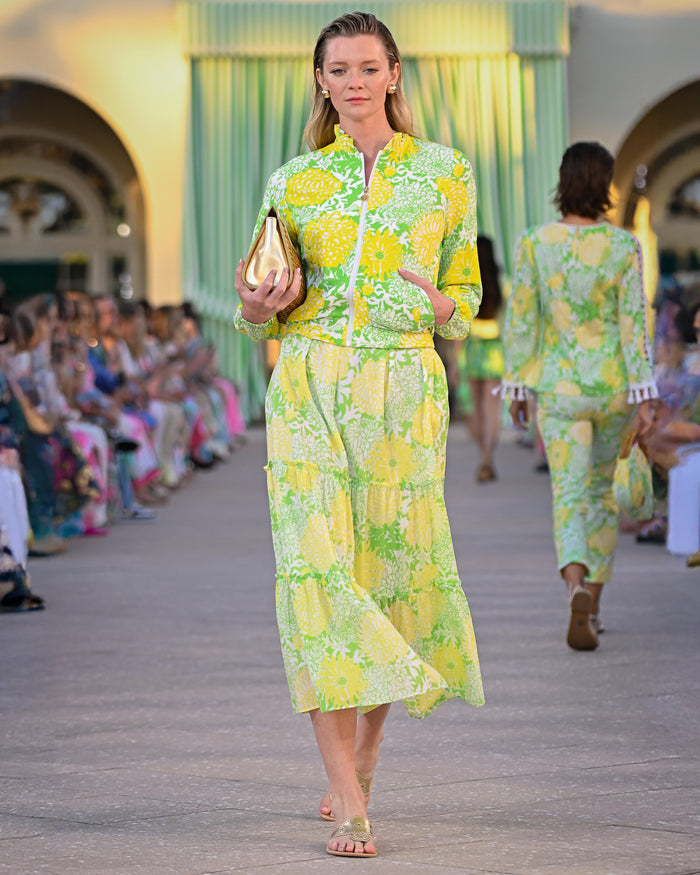 Lilly Pulitzer Hadly Short Sleeve Dress - Crocodile Green Mumbo Jumbo