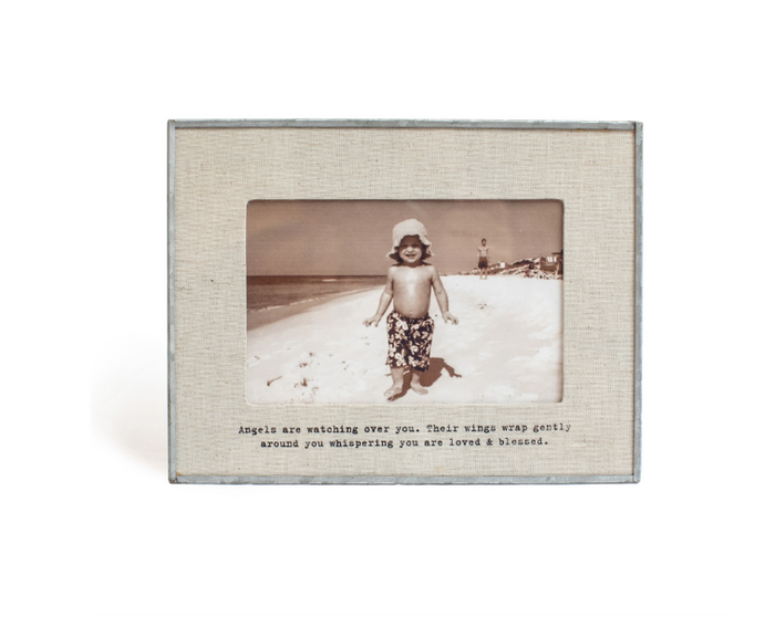 Linen Photo Frame - pick from 7 quotes - Adored A Lovely Boutique