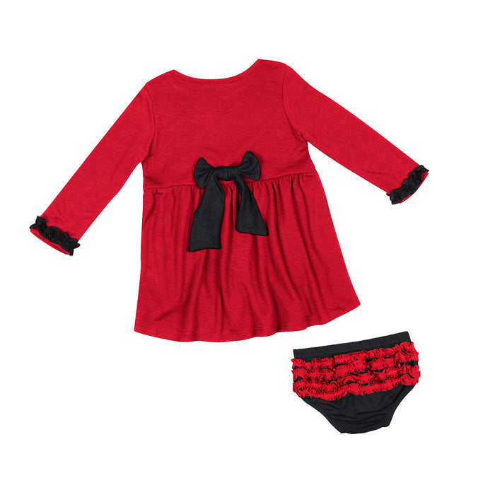 NC State Infant Girls Miss Mullins Dress Set