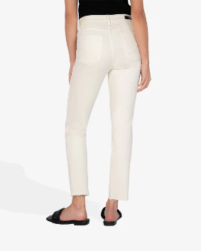 Rachael High Rise Fab Ab Mom Raw Hem