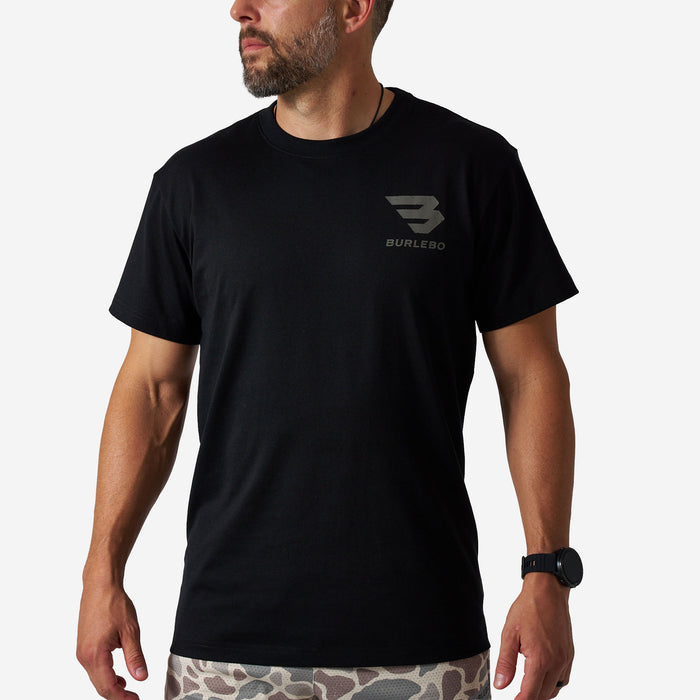 Short Sleeve Tee - Proverbs 27:17 - Black