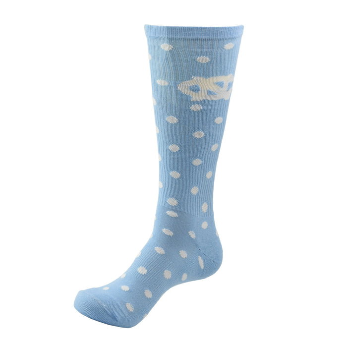UNC Polka Dot Socks