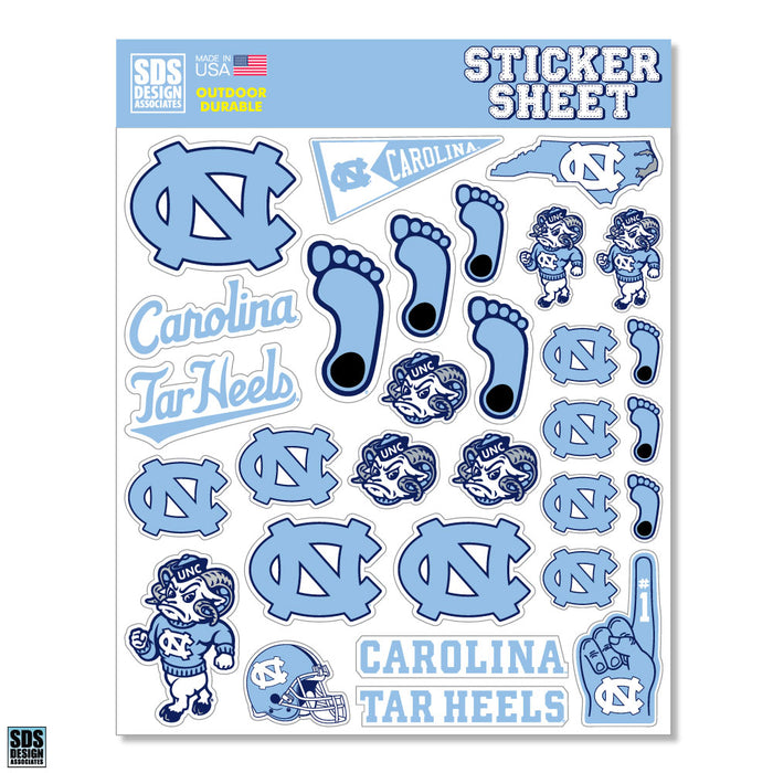 UNC Sticker Sheet