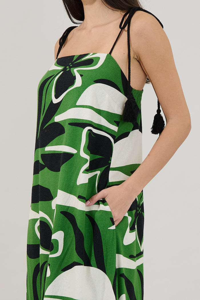 Veth Shift Maxi Dress Rainforest