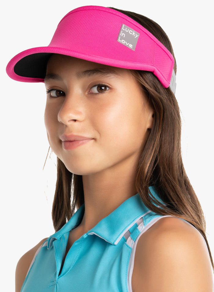 VISIERE LUCKY IN LOVE LOGO STRETCH VISOR