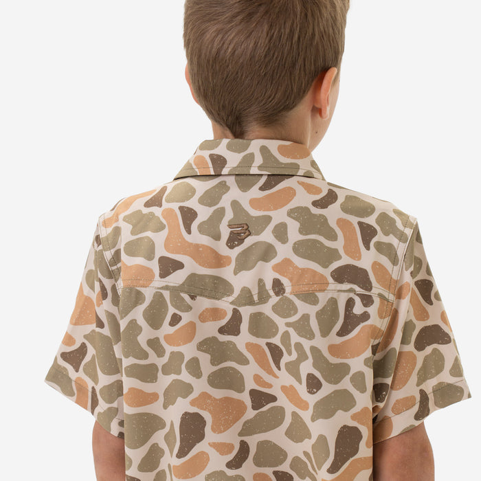 Youth Performance Western Shirt - Venado Camo