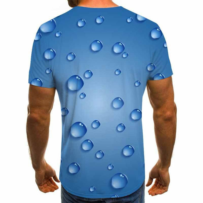 3D Print T-Shirt for Men – Raindrop Style