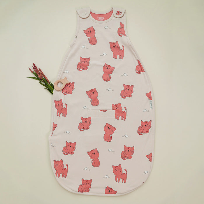 4 Season® Ultimate Baby Sleep Bag, Merino Wool & Organic Cotton, Kitten