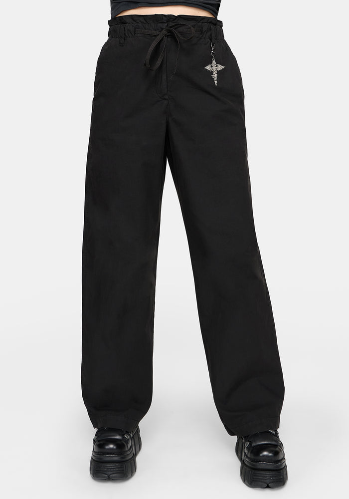 Ada Paperbag Tie Waist Trousers