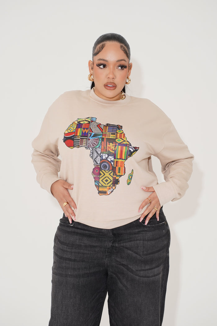 Africa Map sweatshirt