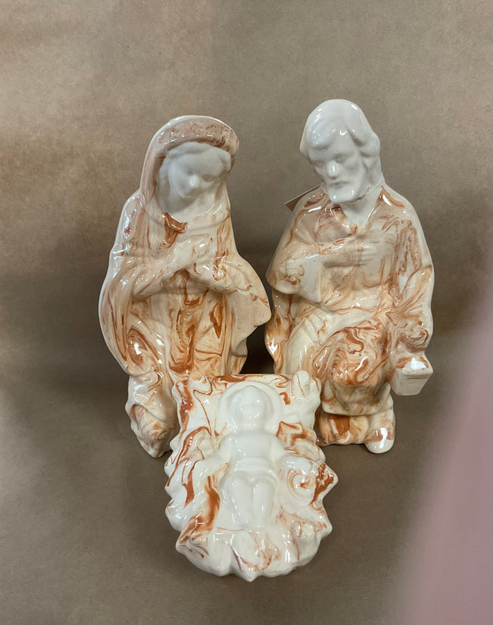 Alabama Clay - 3 Piece Nativity