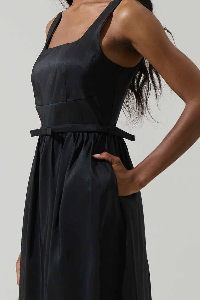 Alani Clio Pleated Midi Dress
