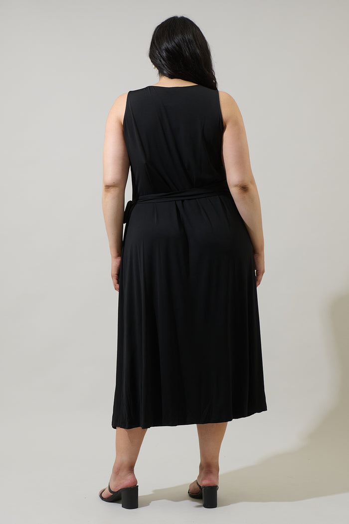Amary Knit Midi Dress Curve