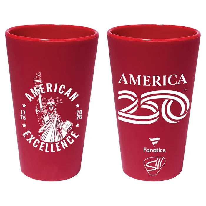 America 250 Silicone Pint Glass (16 oz)