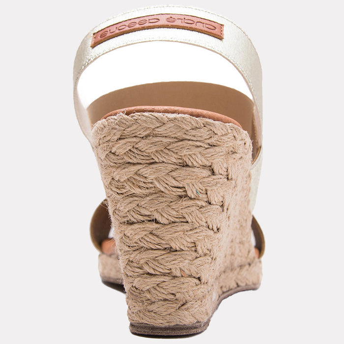 Andre Assous Allison Metallic Espadrille Wedge