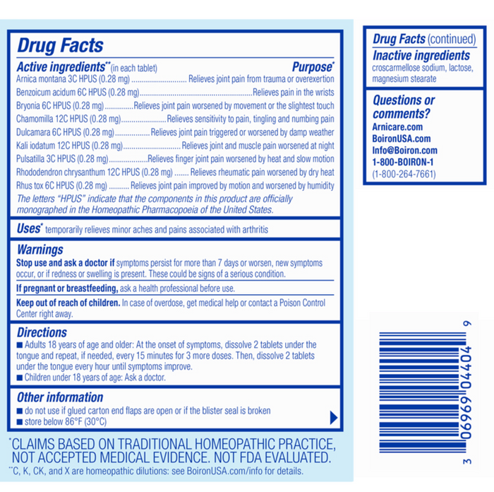 Arnicare Arthritis | 60 Tablets