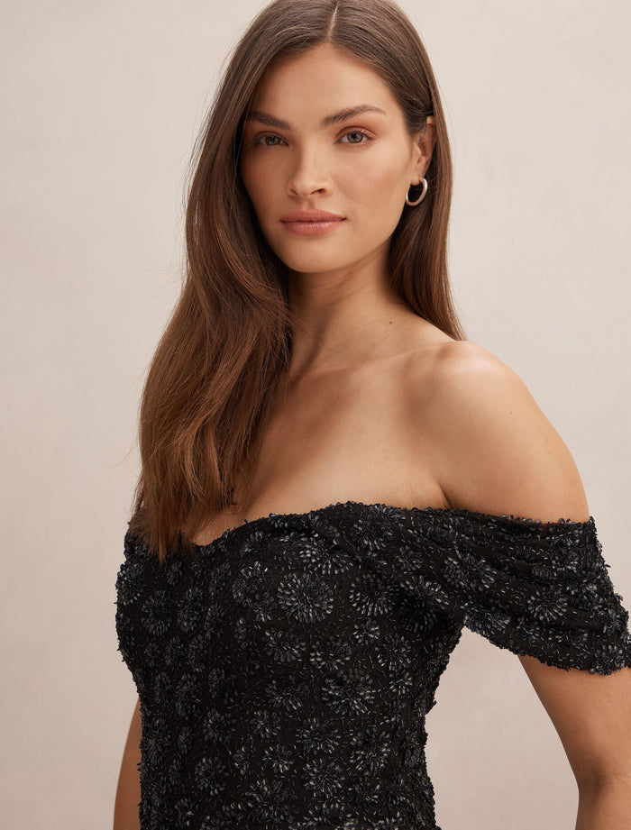 Asher Off Shoulder Dress Forever New