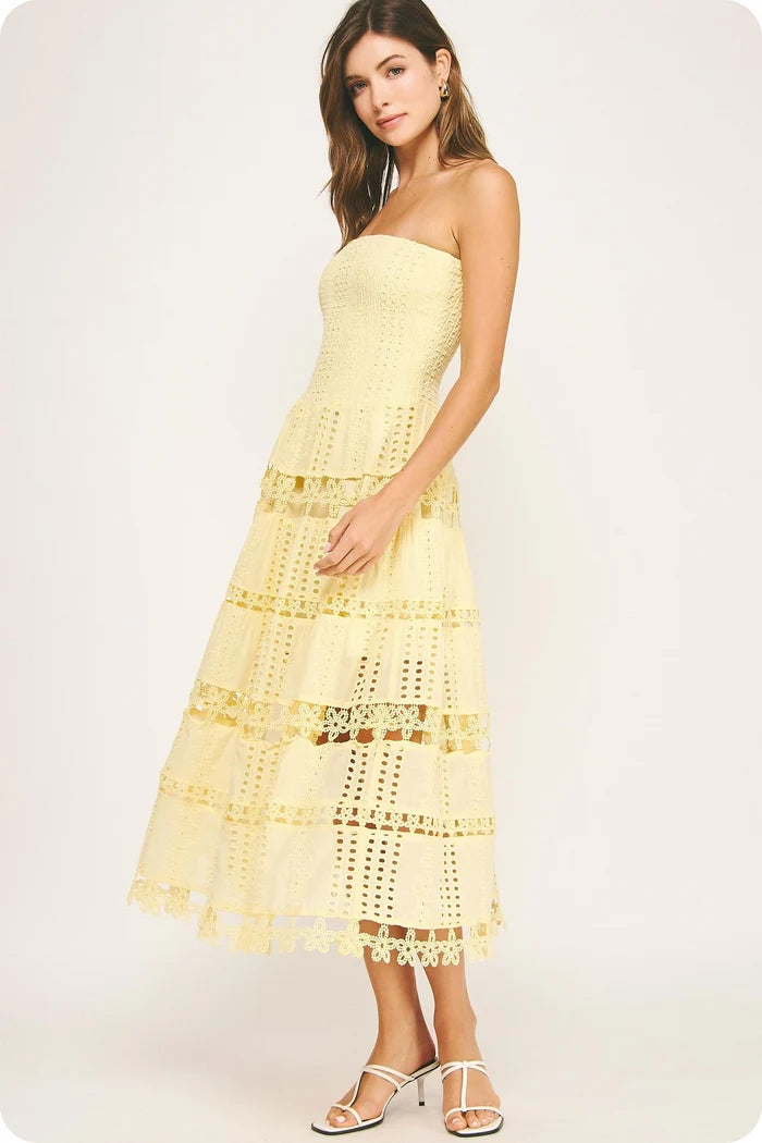 Avenue Maxi Dress - Yellow