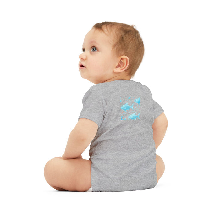 Baby Bodysuit – Ocean Style, Soft Airlume Cotton