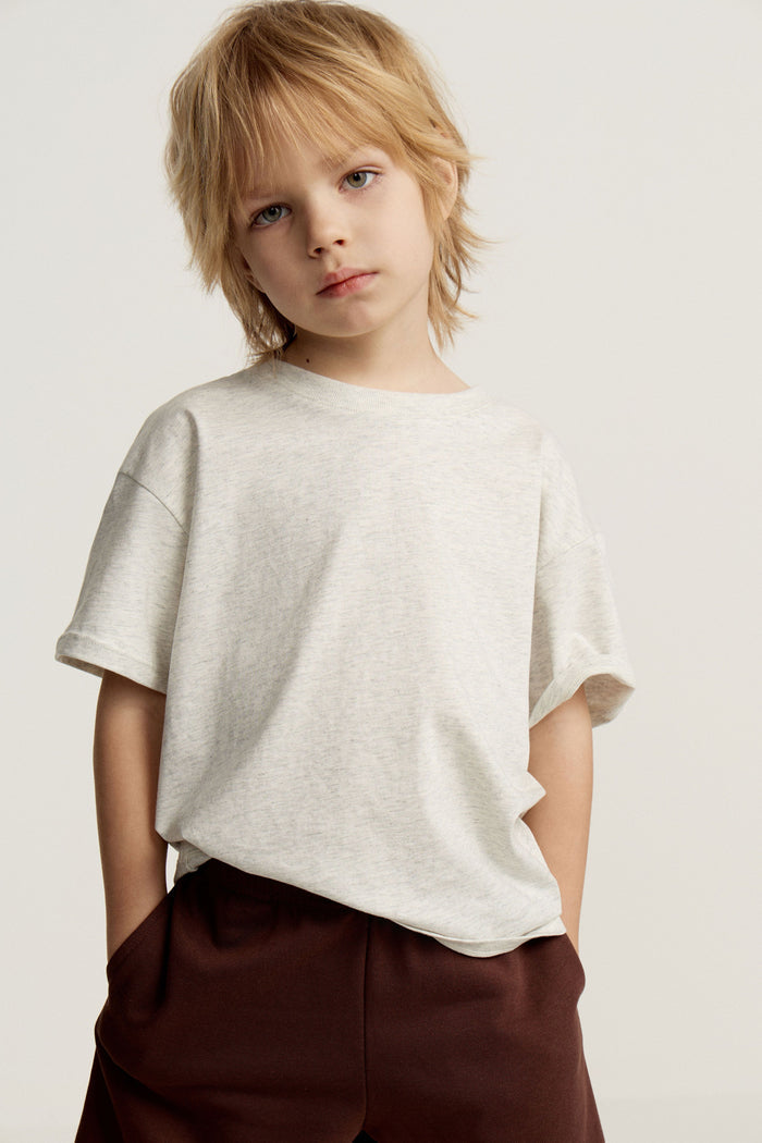 LIGHT GREY MELANGE