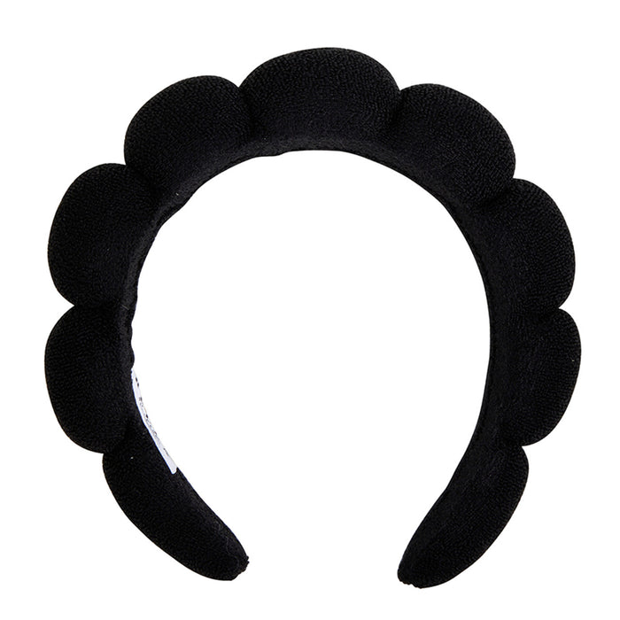 Bella -  Plush Spa Headband 0783 - Black