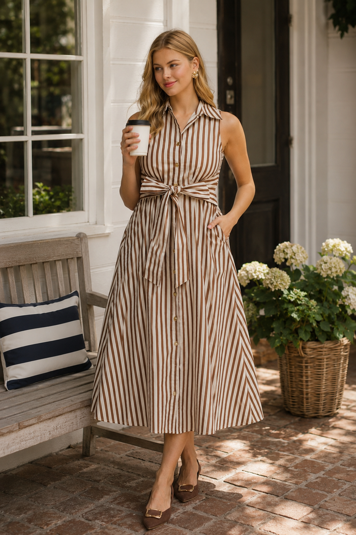 Belmont Stripe Dress