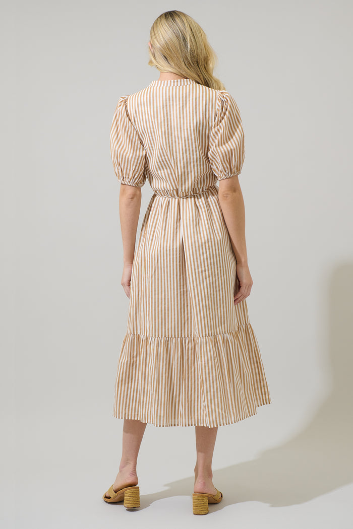 Beth Button Down Midi Dress Dream State