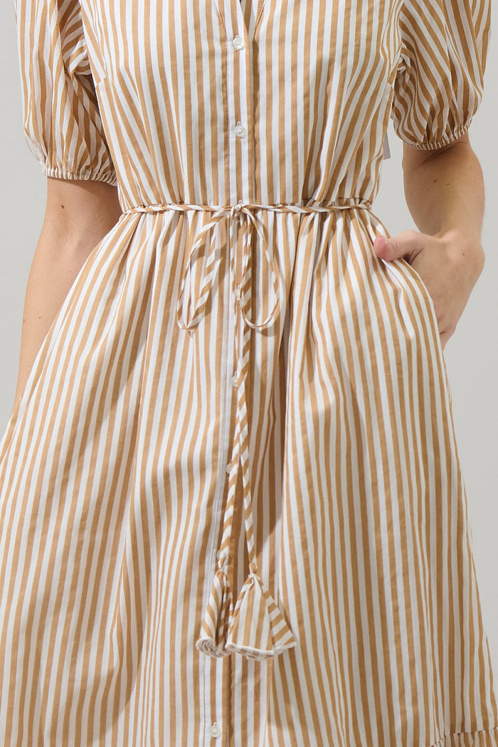 Beth Button Down Midi Dress Dream State