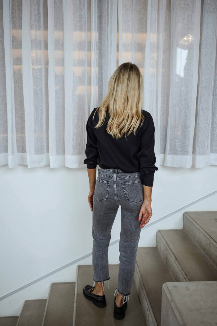 Black Ryme Blouse