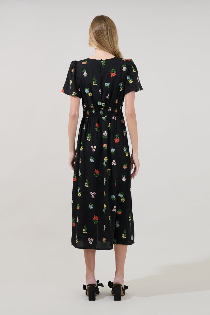 Bloom Midi Dress Remi Garden