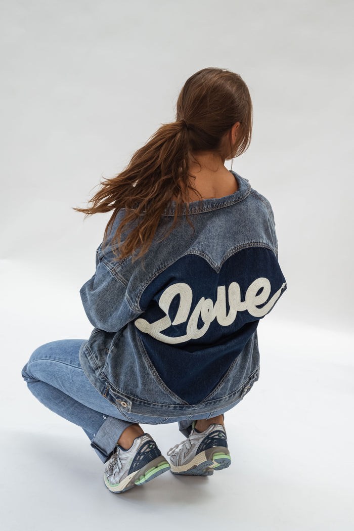 Blue Denim Helmi Jacket