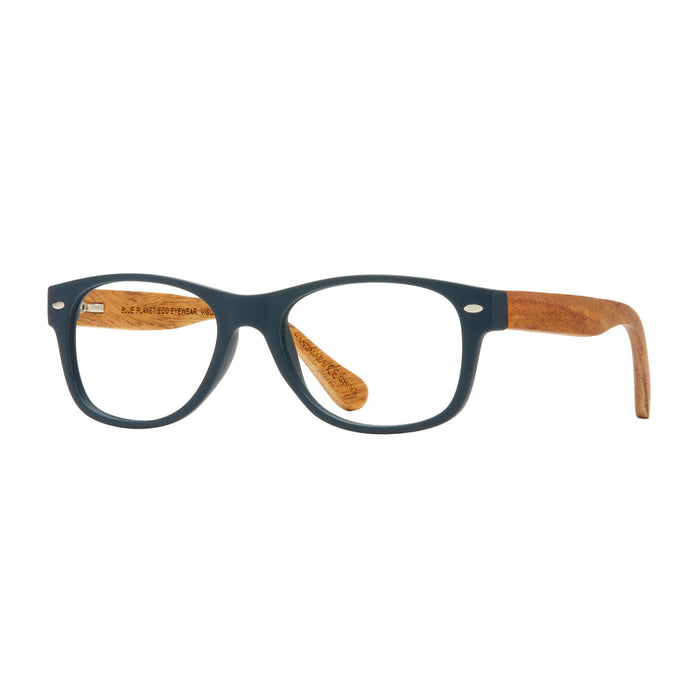 Blue Planet - Shaw Blue Light Reader - Matte Blue / Wood