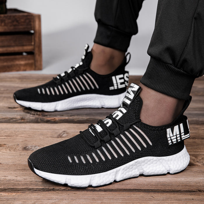 Breathable Casual Sneakers for Men - Lightweight Mesh