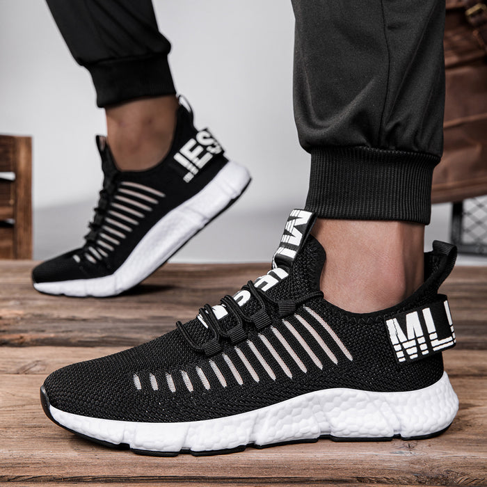 Breathable Casual Sneakers for Men - Lightweight Mesh