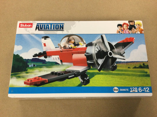 Building Block Red Plane Kit