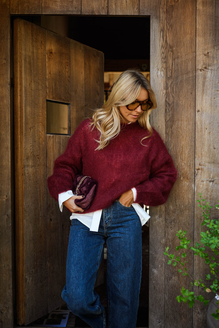 Burgundy Pieter Sweater