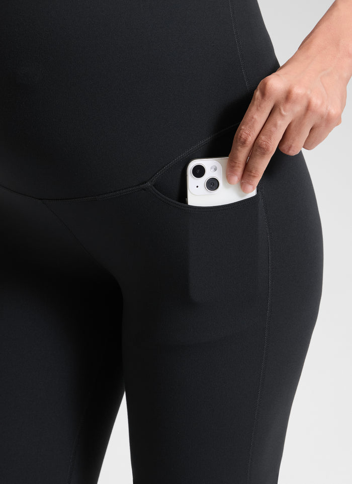 CRZ YOGA Women's Butterluxe Maternity High Rise Pocket Legging 29" Black