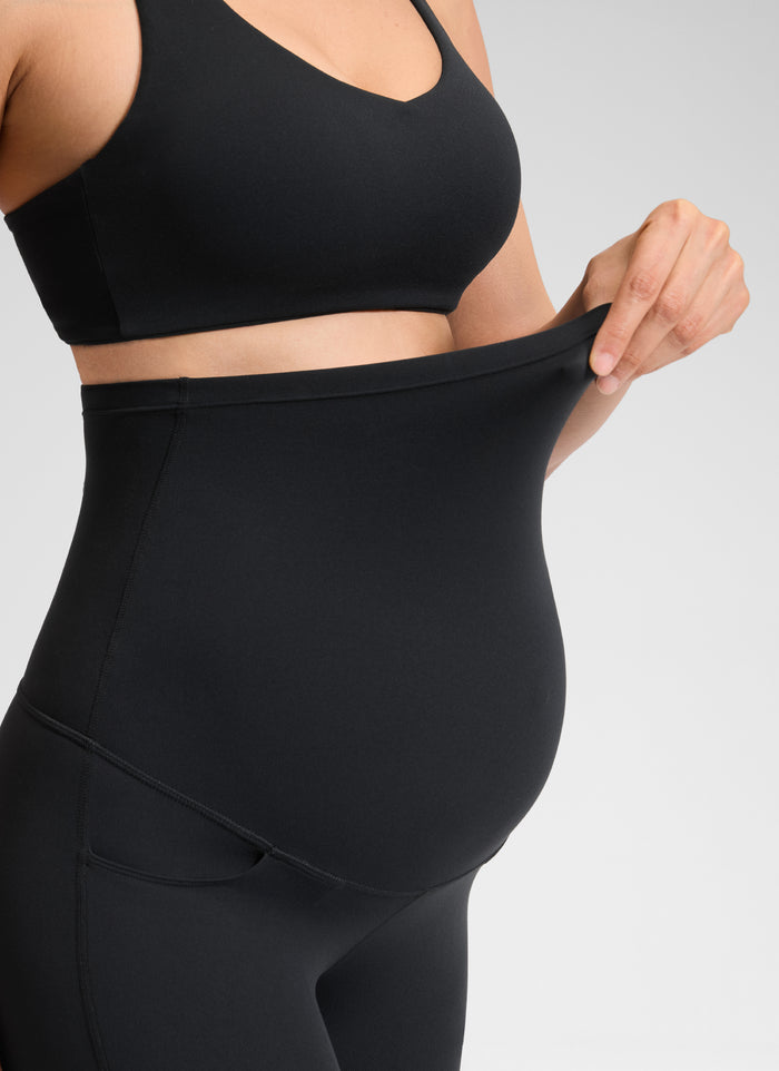 CRZ YOGA Women's Butterluxe Maternity High Rise Pocket Legging 29" Black