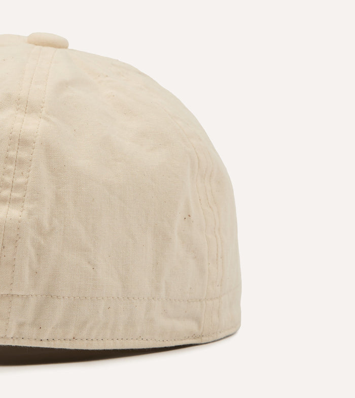 Câbleami Ecru 6oz Chambray Cotton Army Cap