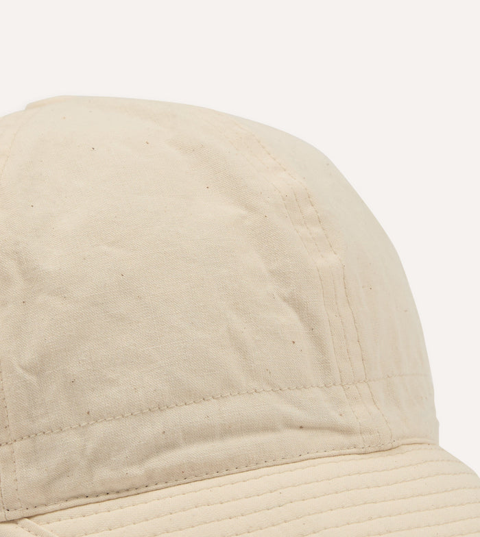 Câbleami Ecru 6oz Chambray Cotton Army Cap